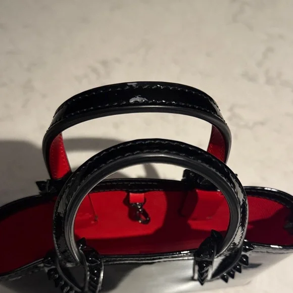 Christian Louboutin Black and Red Women's Handbag - Picture 7 of 14